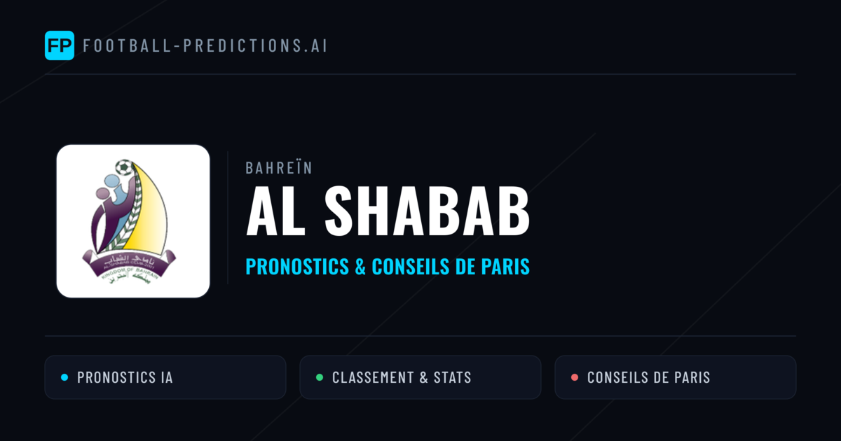 Al Shabab Pronostics & Statistiques