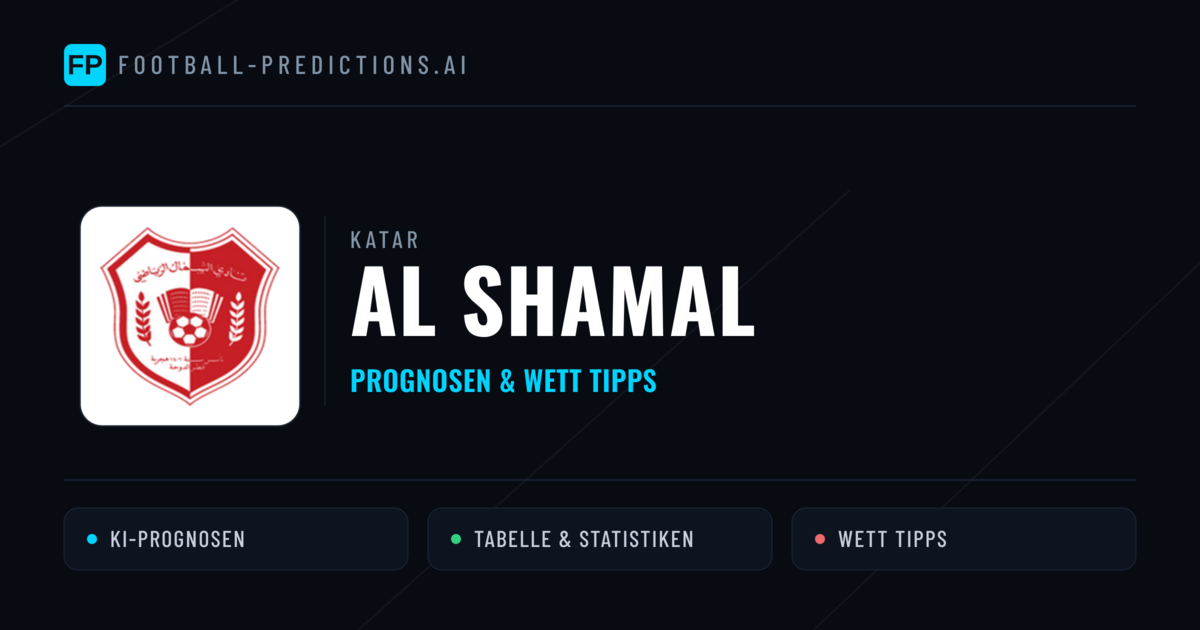Al Shamal Prognosen & Statistiken