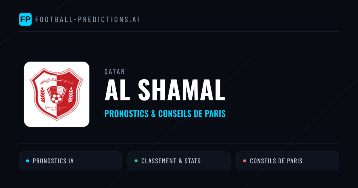 Al Shamal Pronostics & Statistiques