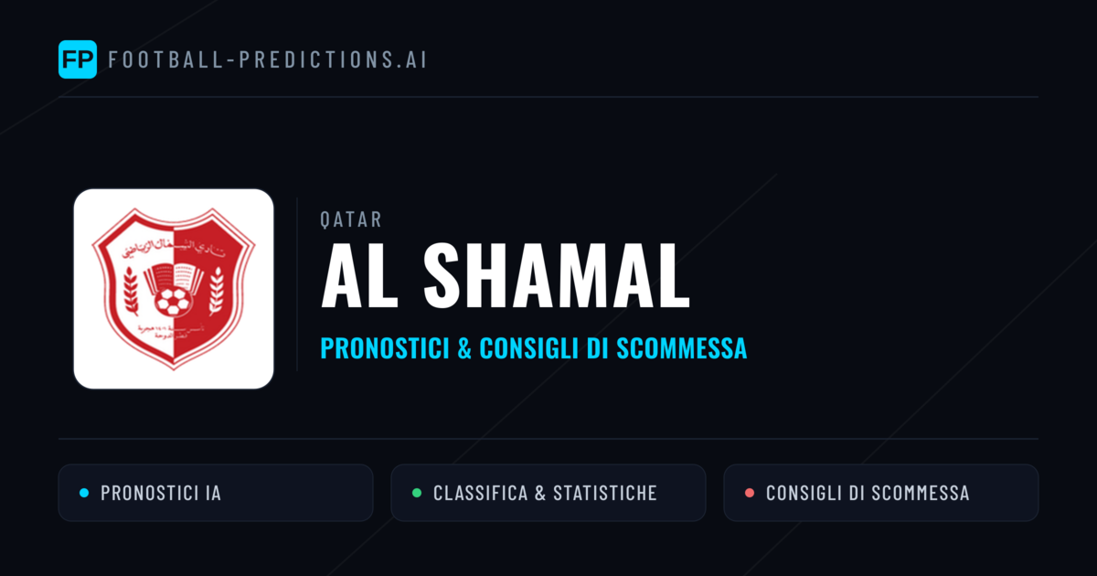 Pronostici e Statistiche Al Shamal