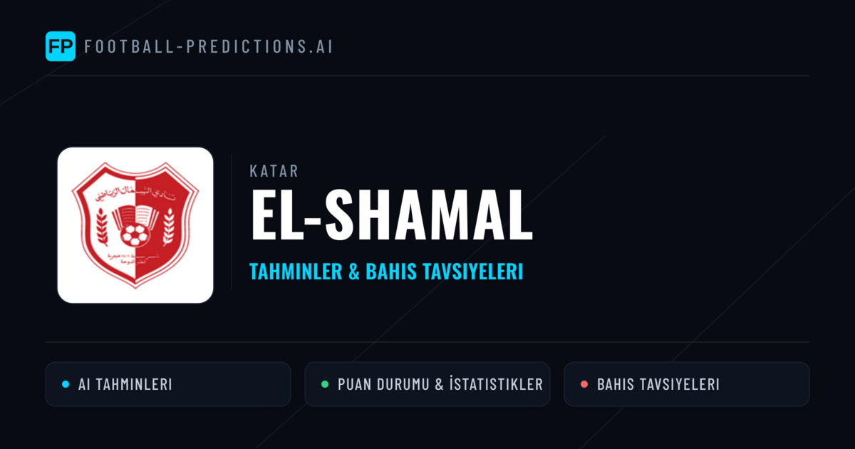 El-Shamal Tahminleri & İstatistikler