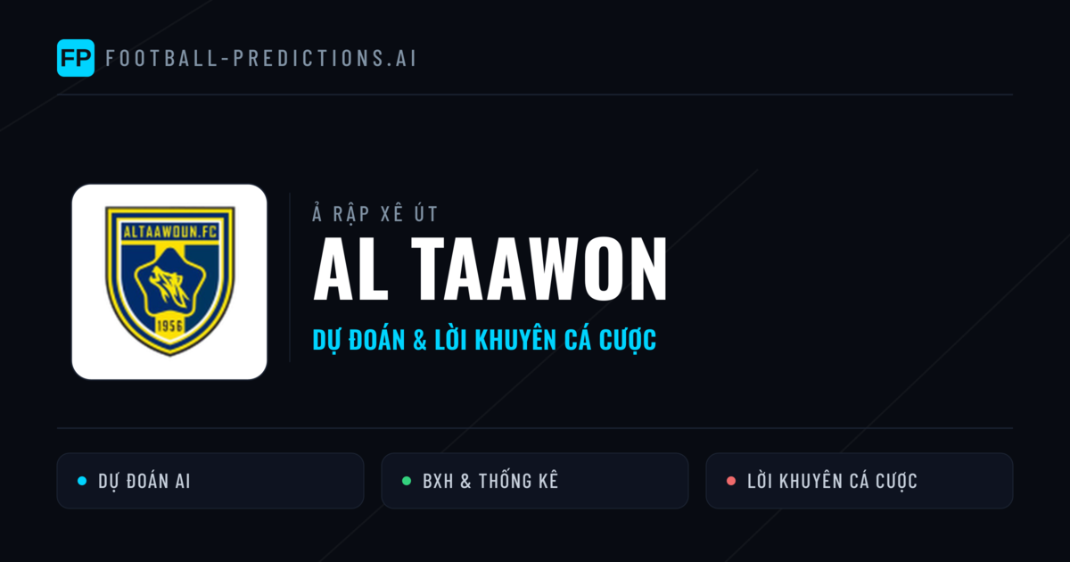 Al Taawon Dự đoán & Thống kê