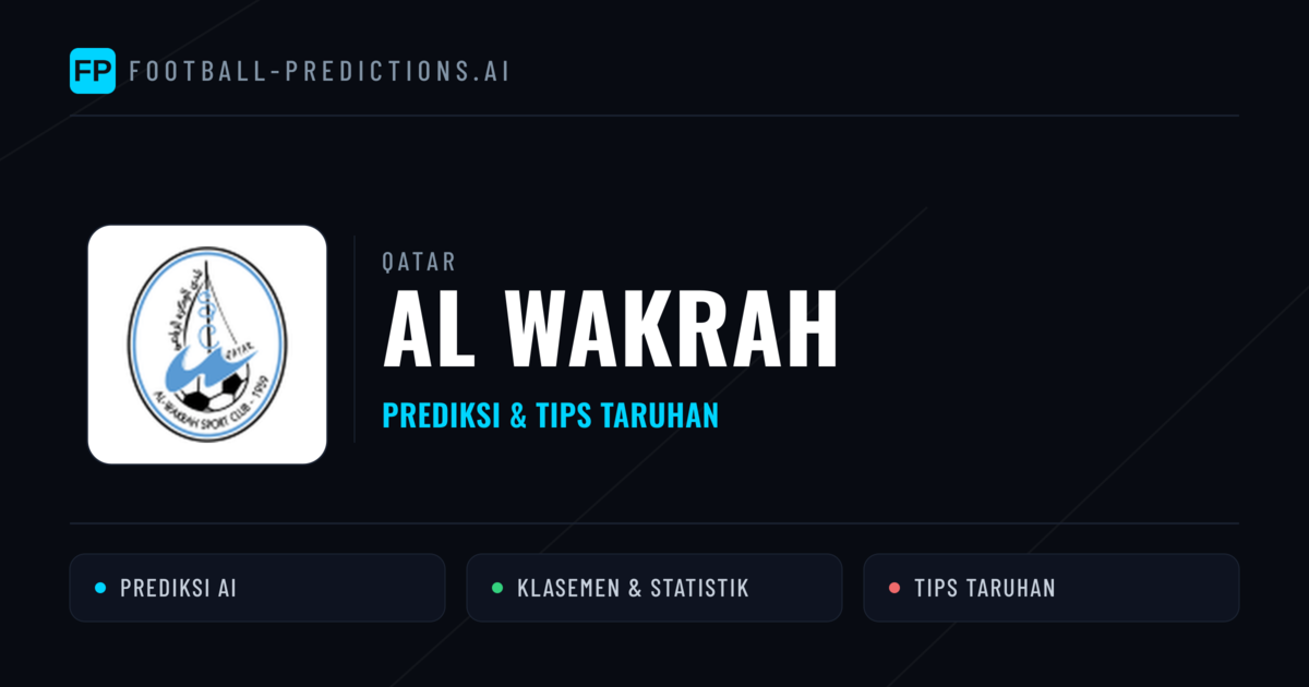 Al Wakrah Prediksi & Statistik Piala Dunia
