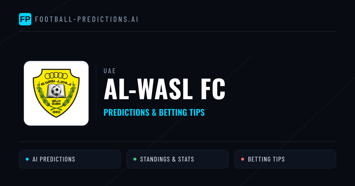 Al-Wasl FC Predictions & Stats