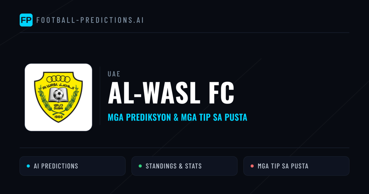 Al-Wasl FC Predictions & Stats
