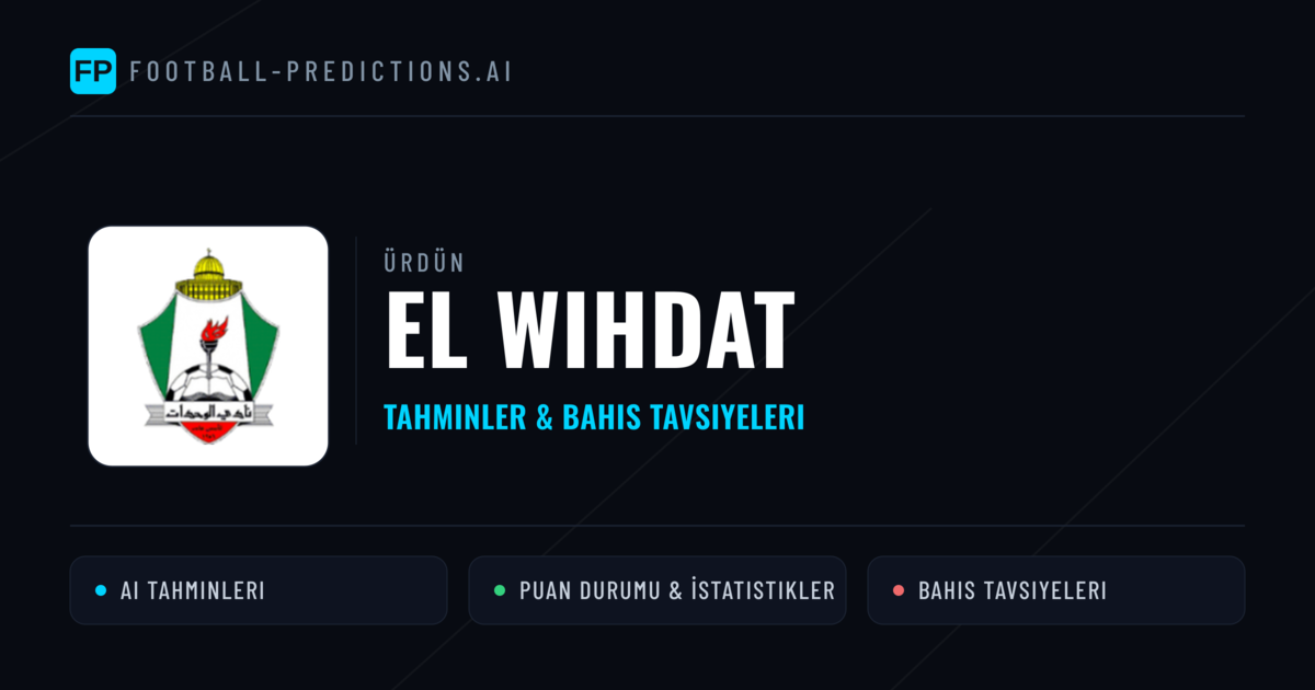 El Wihdat Tahminleri & İstatistikler