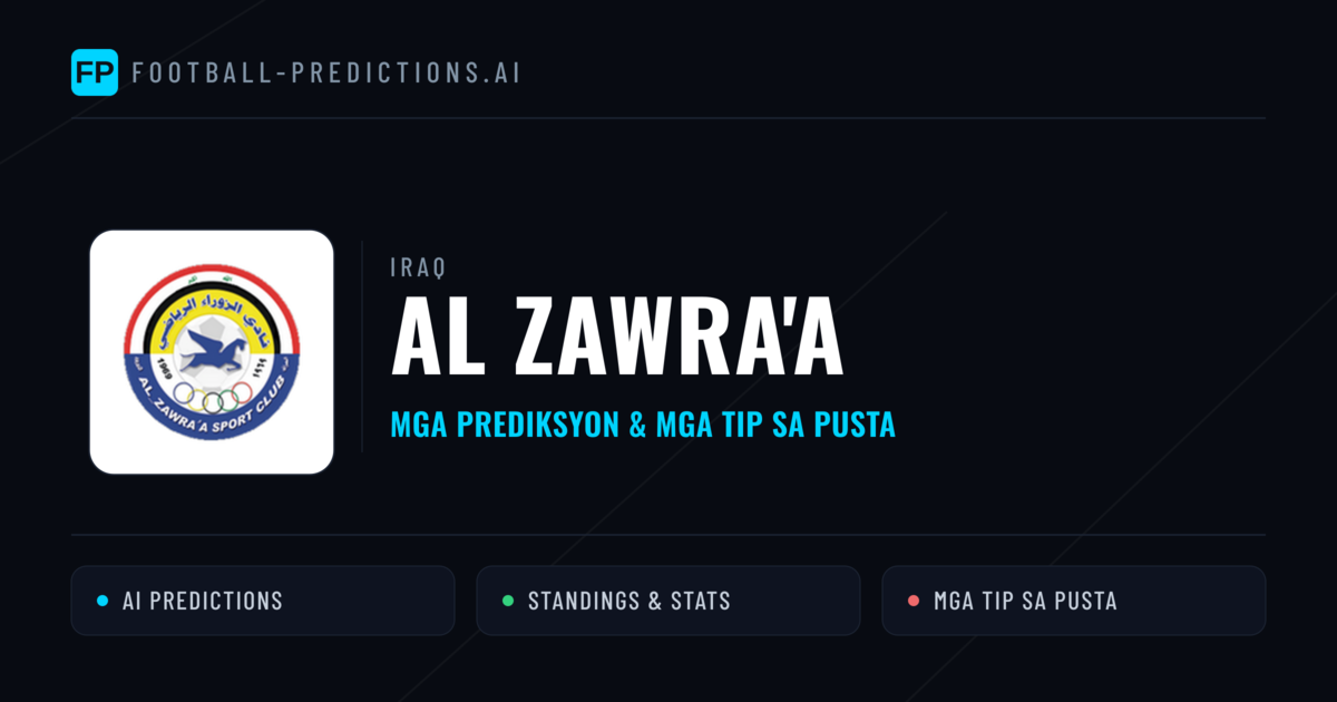 Al Zawra'a Predictions & Stats