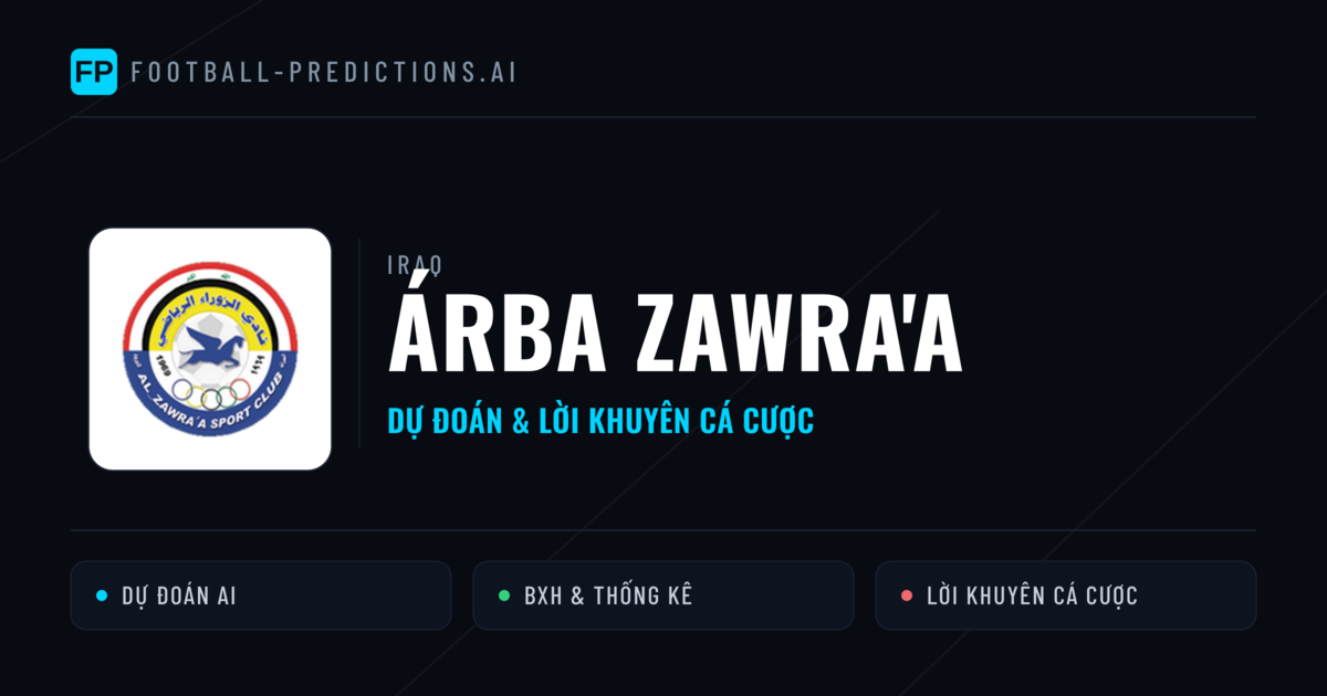 Árba Zawra'a Dự đoán & Thống kê