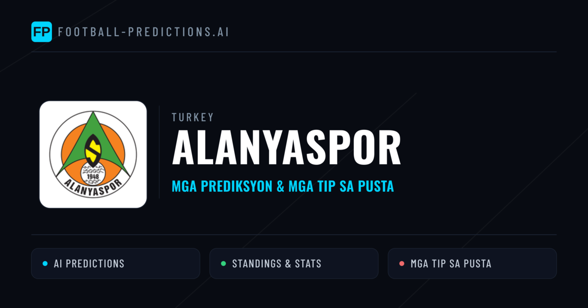 Alanyaspor Predictions & Stats