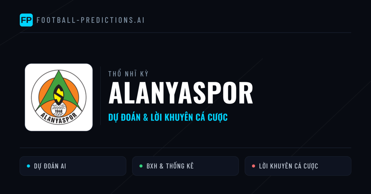 Alanyaspor Dự đoán & Thống kê