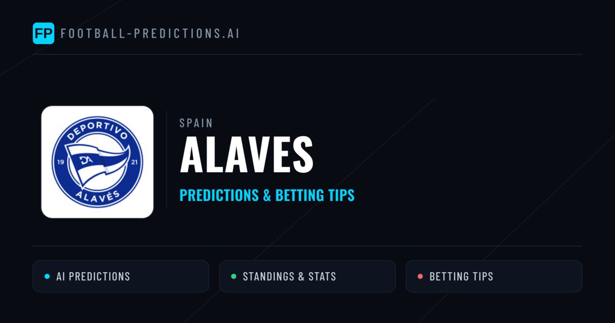 Alaves Predictions & Stats