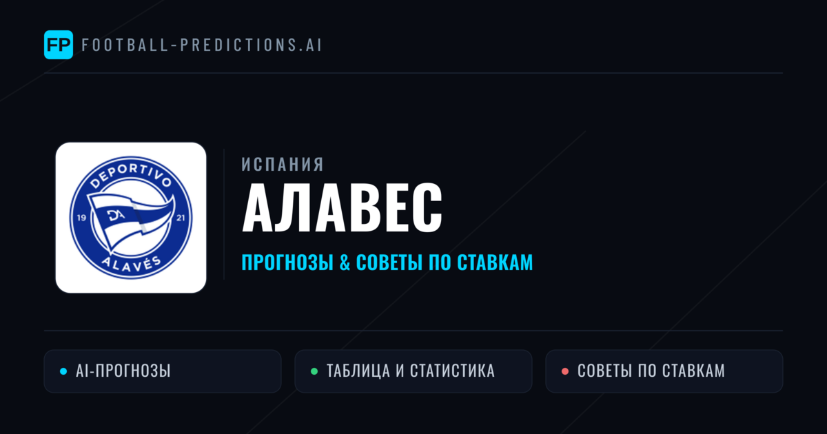 Алавес прогнозы и статистика