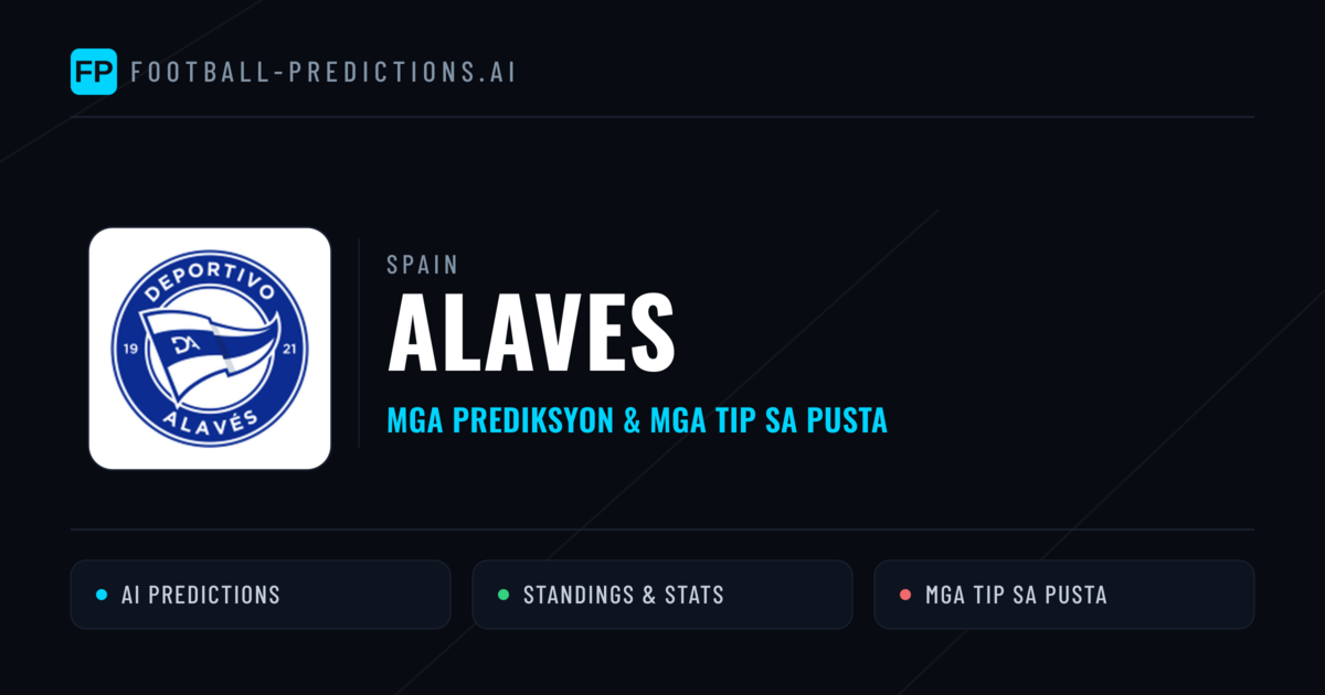 Alaves Predictions & Stats