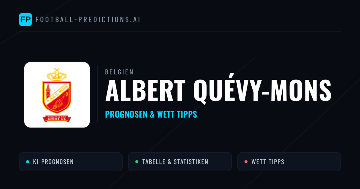 Albert Quévy-Mons Prognosen & Statistiken