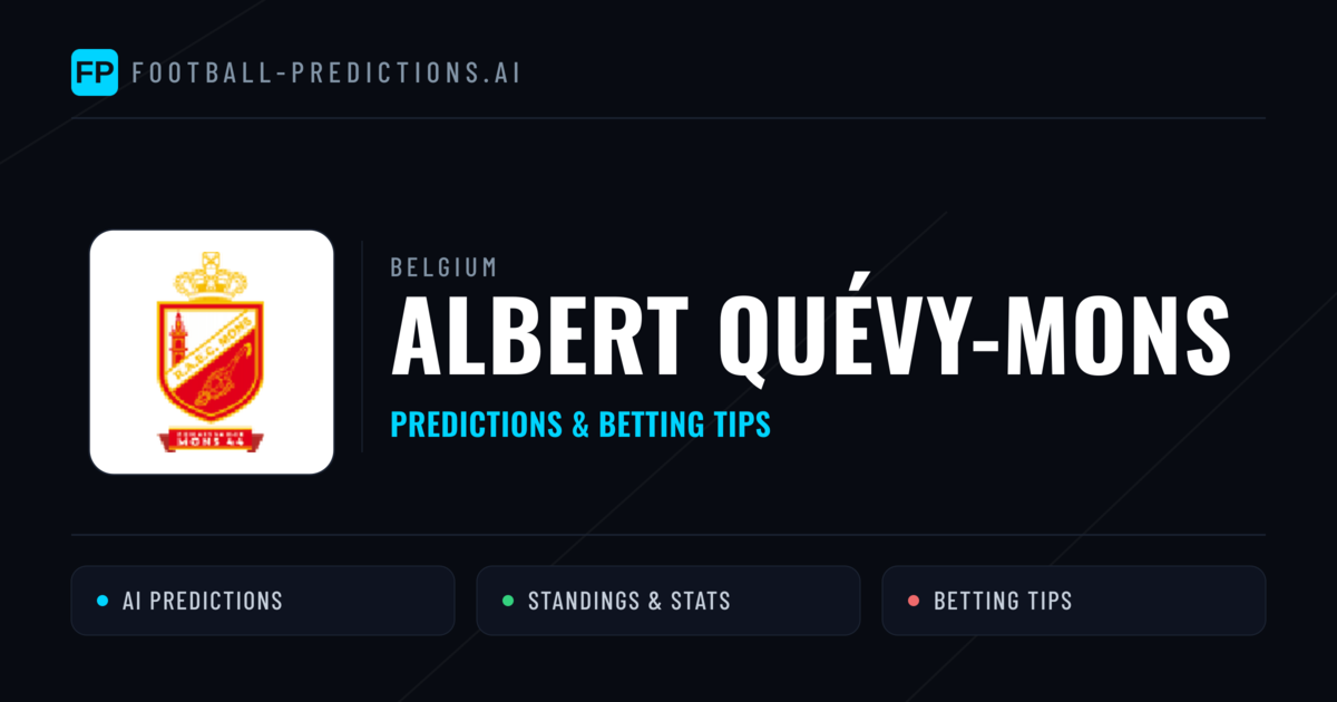 Albert Quévy-Mons Predictions & Stats