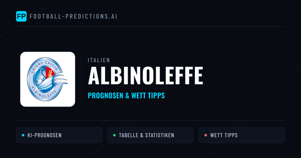 AlbinoLeffe Prognosen & Statistiken