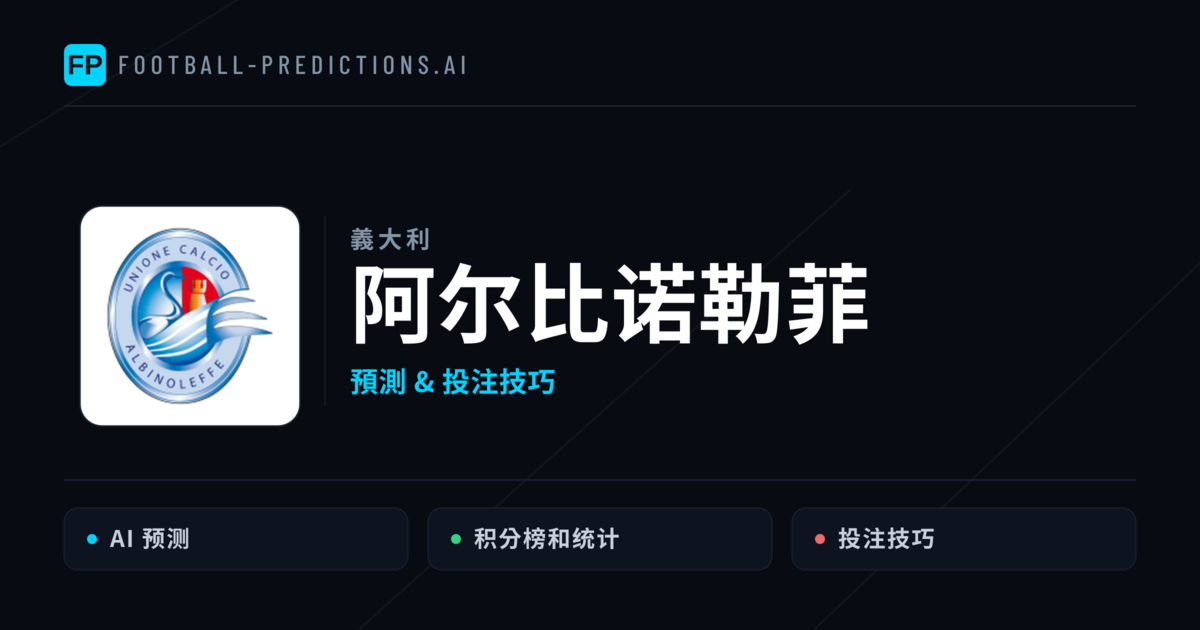 阿尔比诺勒菲 運彩分析|足球預測與數據