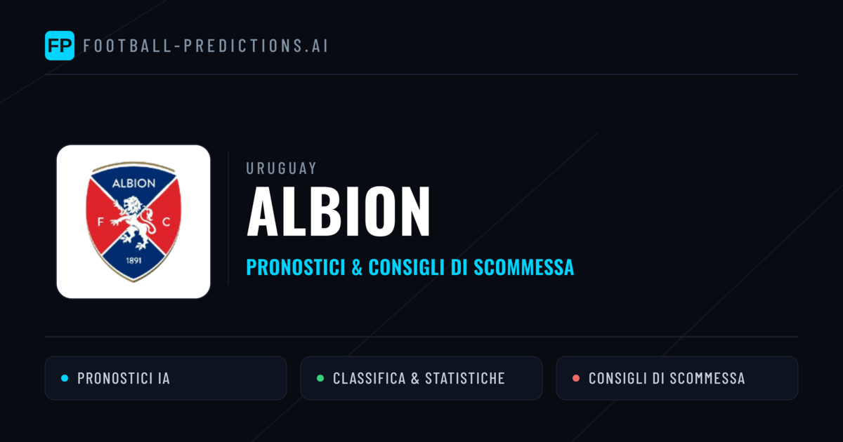 Pronostici e Statistiche Albion
