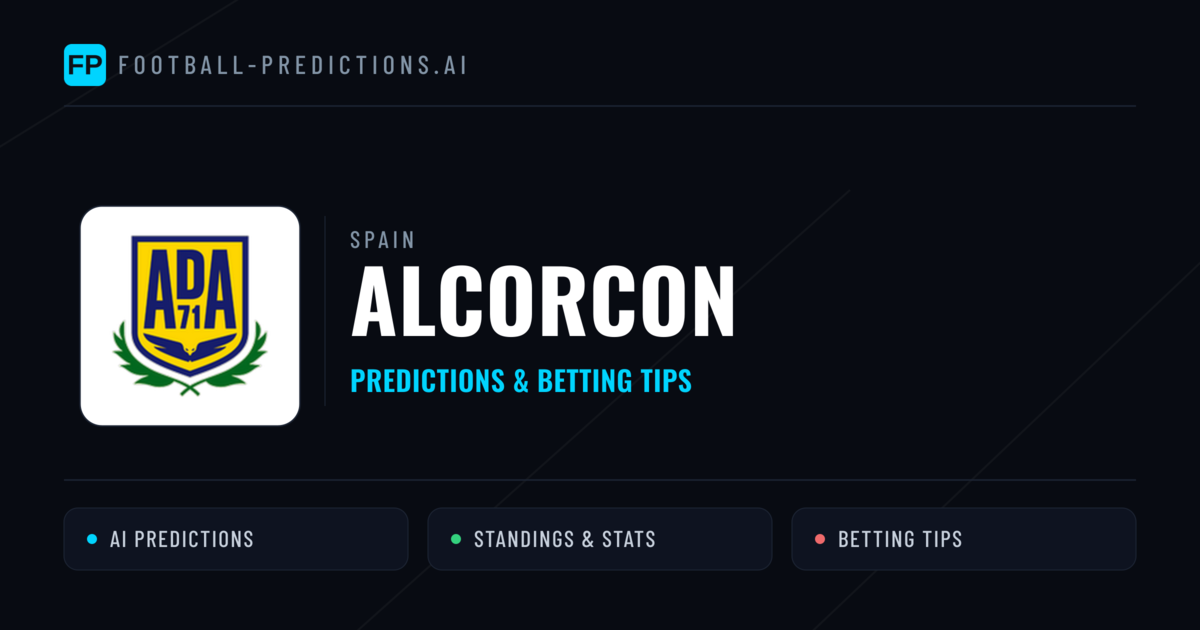 Alcorcon Predictions & Stats