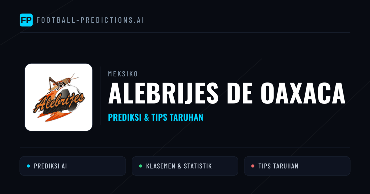 Alebrijes de Oaxaca Prediksi & Statistik Piala Dunia