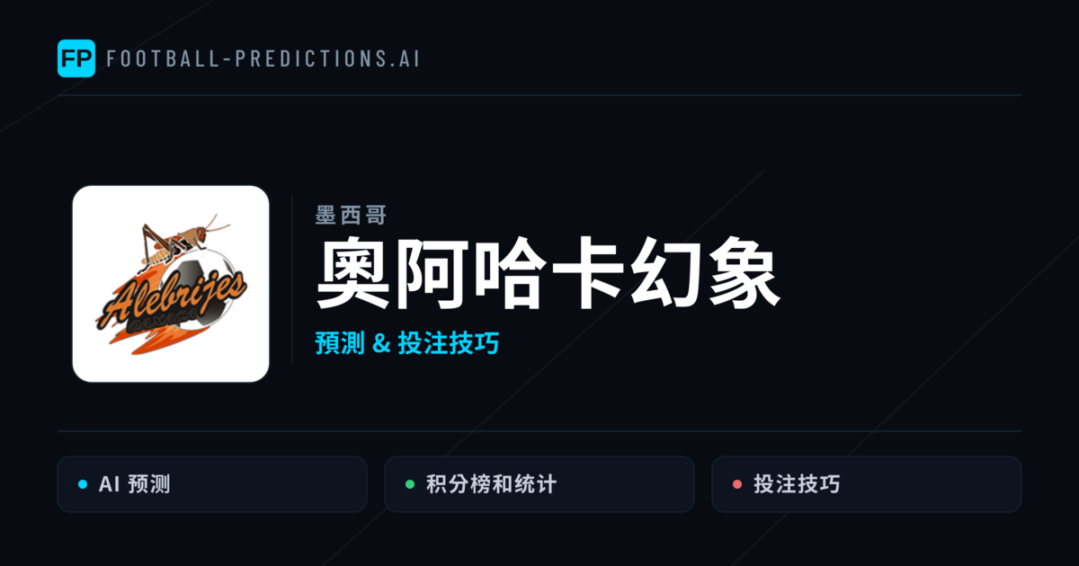 奧阿哈卡幻象 運彩分析|足球預測與數據