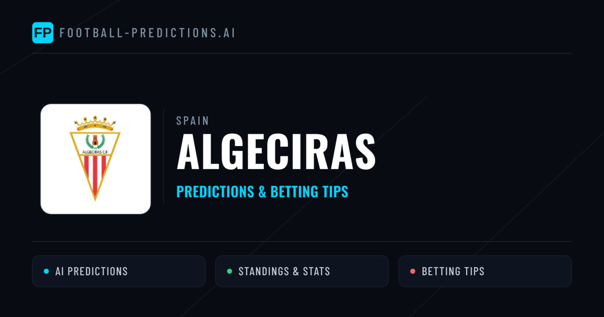 Algeciras Predictions & Stats