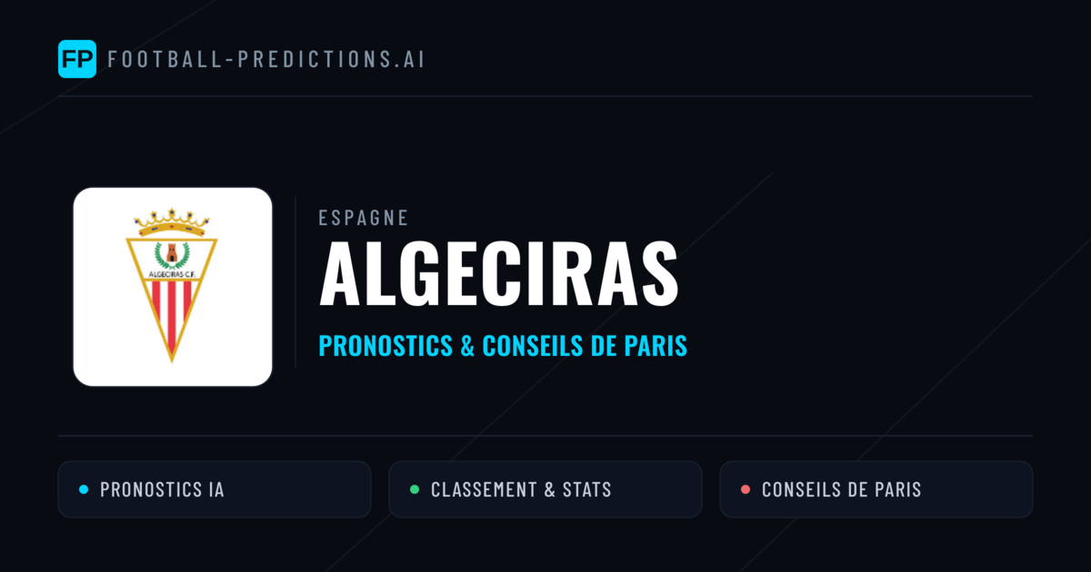 Algeciras Pronostics & Statistiques