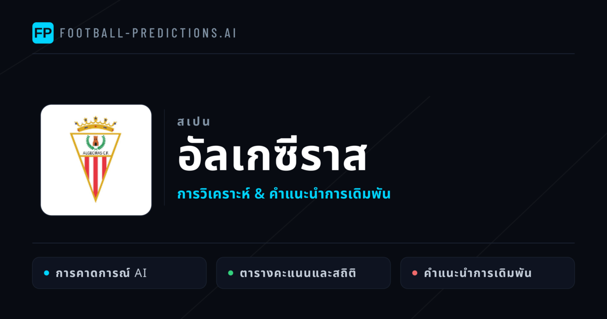อัลเกซีราส การวิเคราะห์และสถิติ