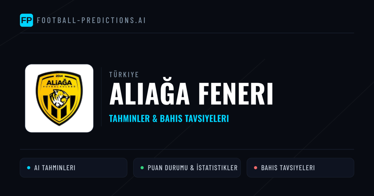 Aliağa Feneri Tahminleri & İstatistikler