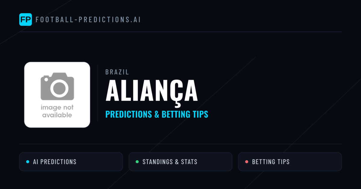 Aliança Predictions & Stats