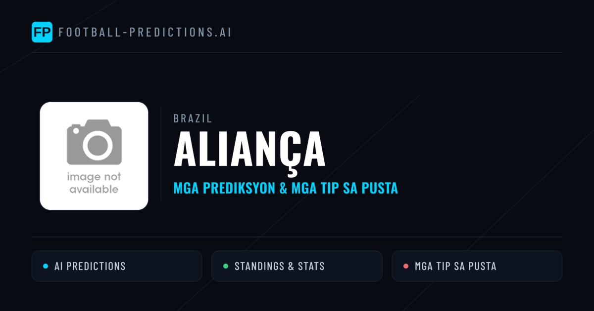 Aliança Predictions & Stats