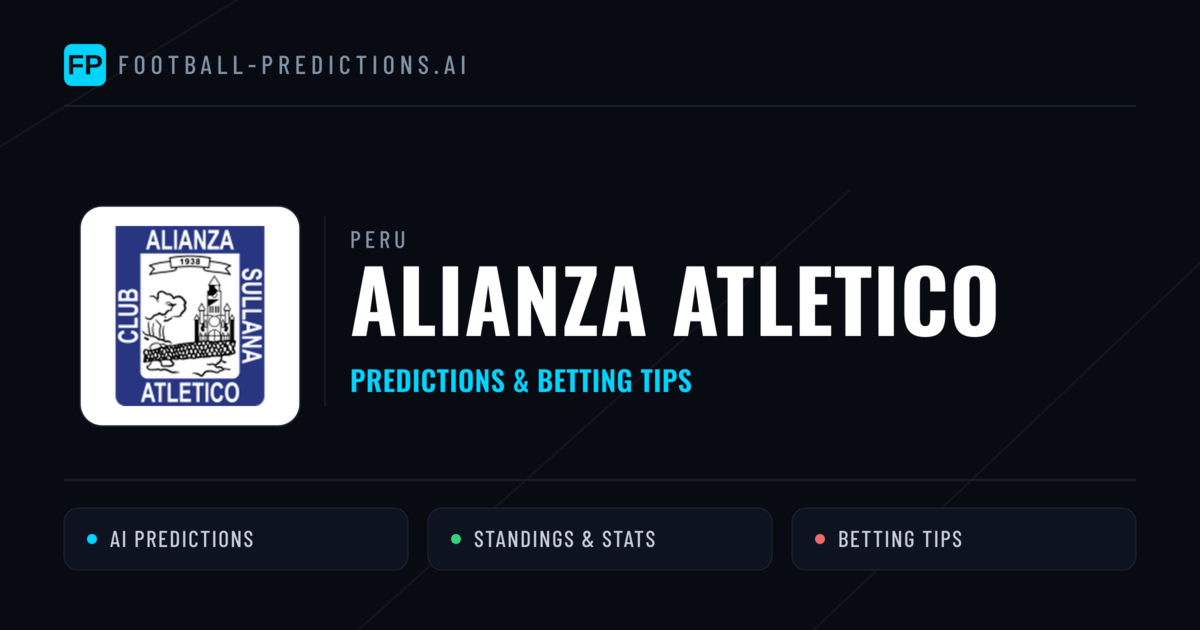 Alianza Atletico Predictions & Stats