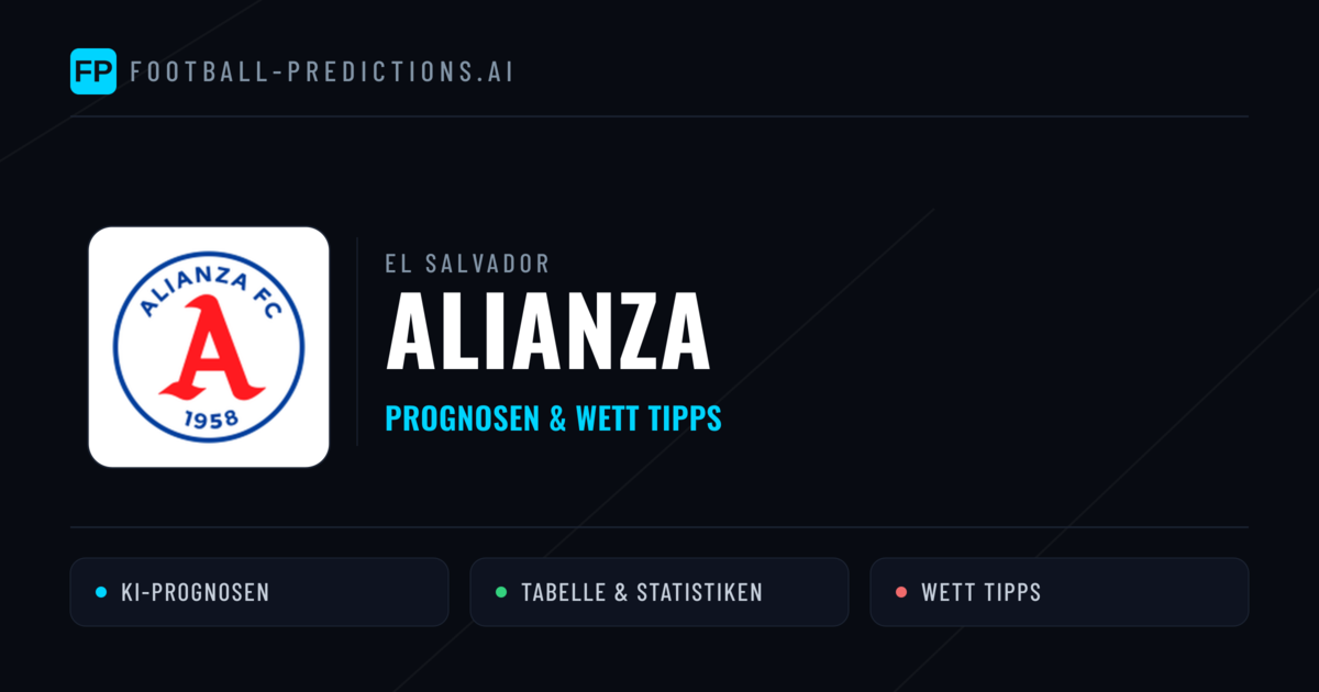 Alianza Prognosen & Statistiken