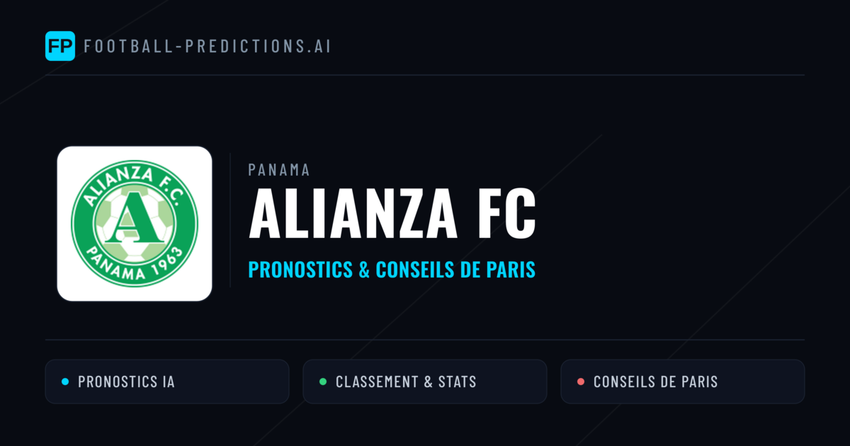 Alianza FC Pronostics & Statistiques