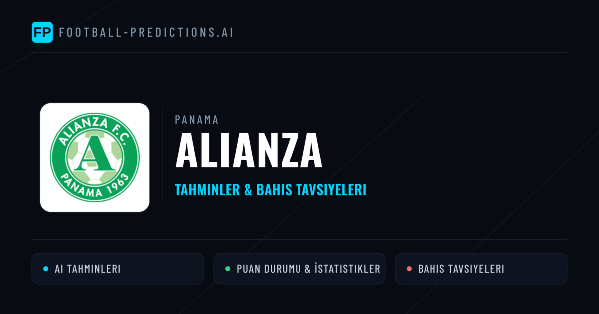 Alianza Tahminleri & İstatistikler