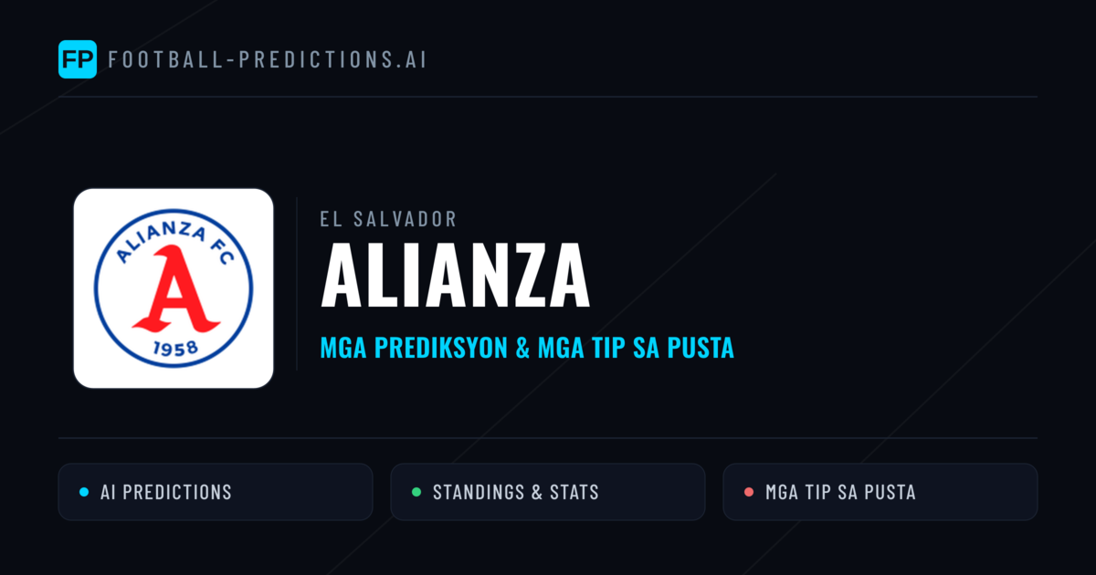 Alianza Predictions & Stats