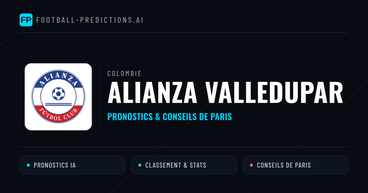 Alianza Valledupar Pronostics & Statistiques