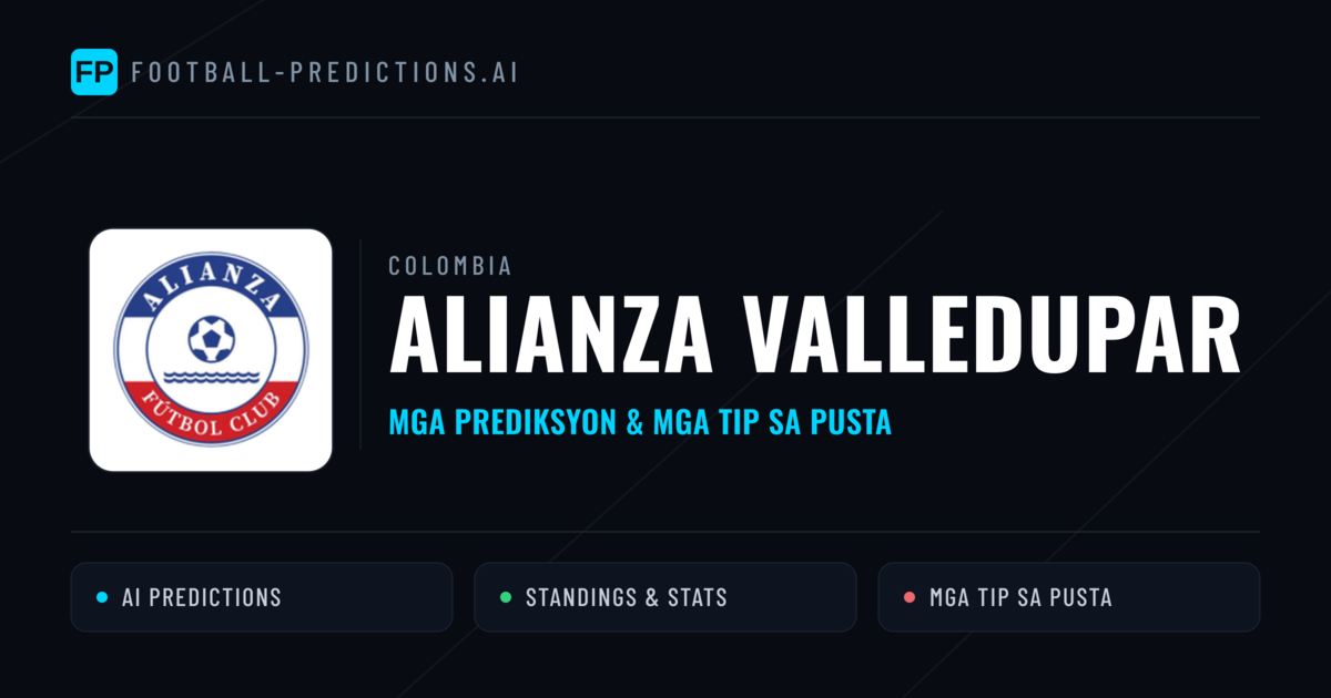 Alianza Valledupar Predictions & Stats