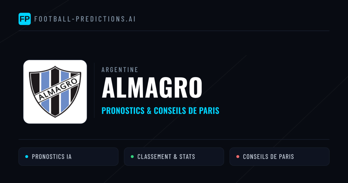 Almagro Pronostics & Statistiques