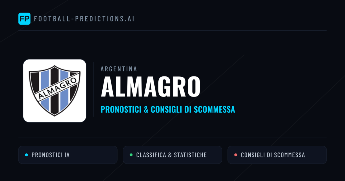 Pronostici e Statistiche Almagro