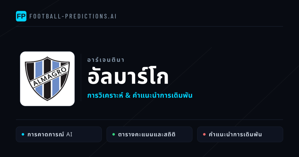 อัลมาร์โก การวิเคราะห์และสถิติ