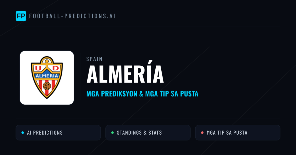Almería Predictions & Stats