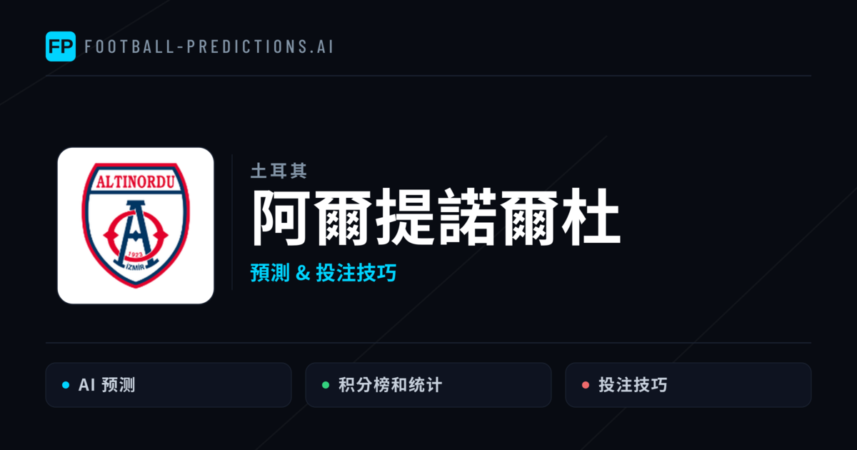 阿爾提諾爾杜 運彩分析|足球預測與數據