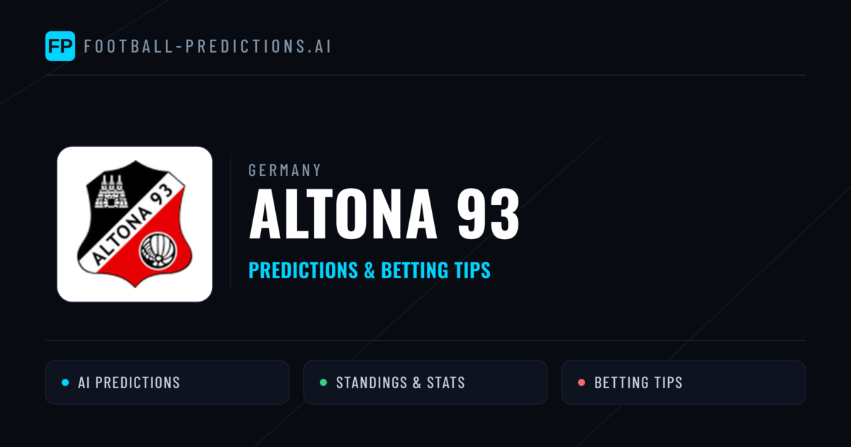 Altona 93 Predictions & Stats