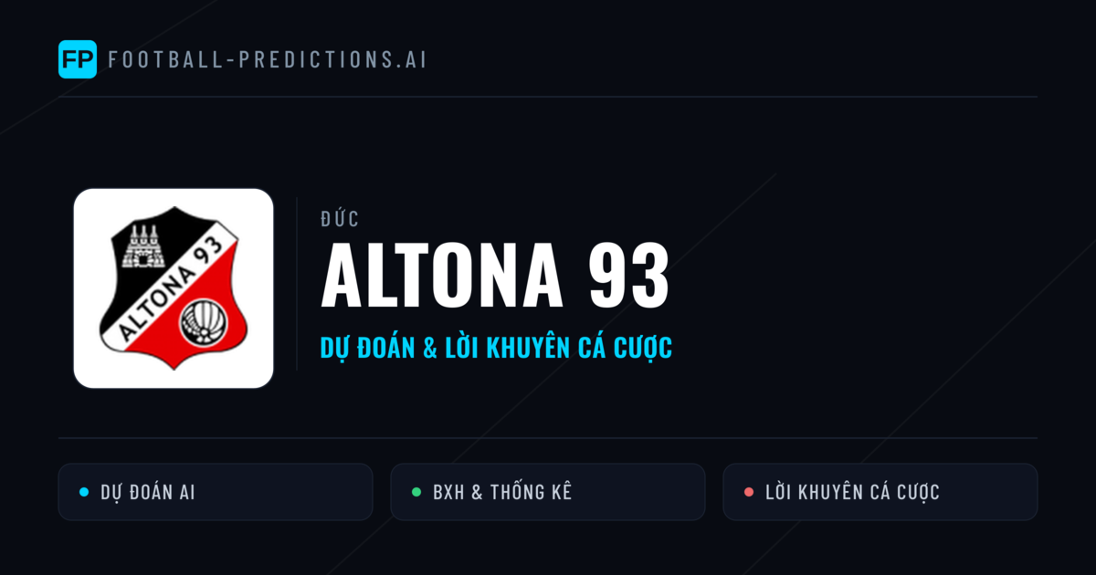 Altona 93 Dự đoán & Thống kê