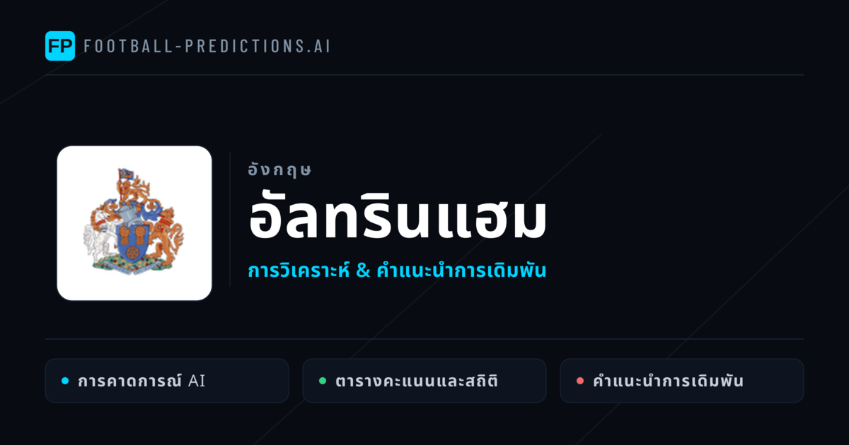 อัลทรินแฮม การวิเคราะห์และสถิติ