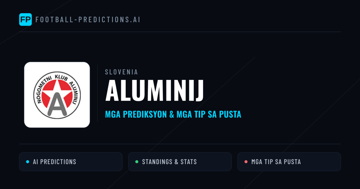 Aluminij Predictions & Stats