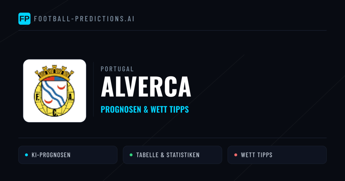 Alverca Prognosen & Statistiken