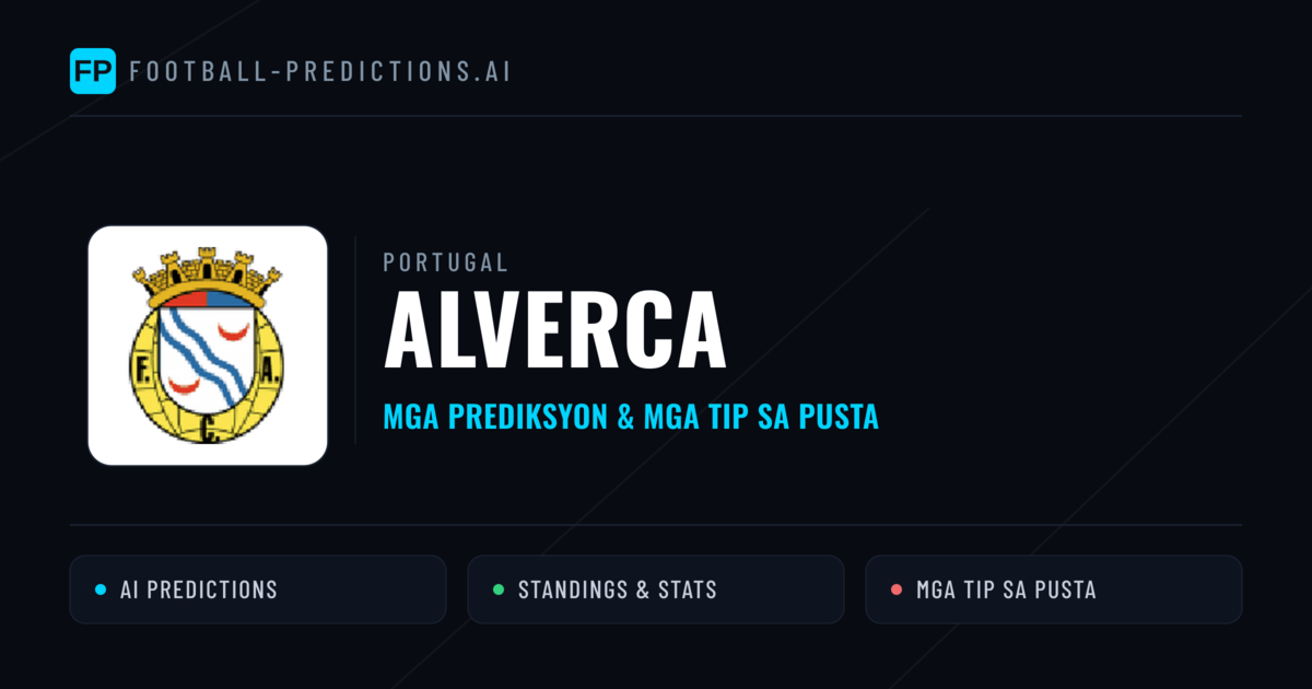 Alverca Predictions & Stats
