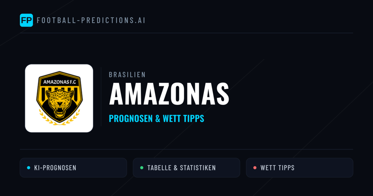 Amazonas Prognosen & Statistiken